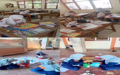 SMP Negeri 2 Mirit Gelar Classmeeting Kreatif: Lomba Kaligrafi & Kreasi Pot Bunga dari Galon Bekas Dukung Program Adiwiyata